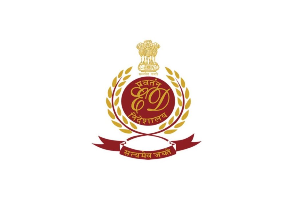 Enforcement Directorate (ED) logo Mahadev Book