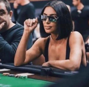 Throwback: When Kim Kardashian put on mirrored sunglasses to play poker ...