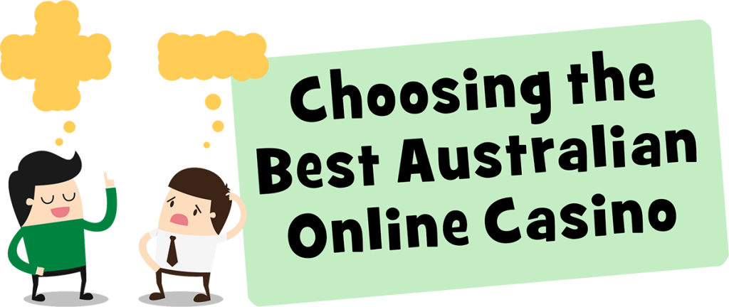 Guy helping another to choose the best Australian Online Casino