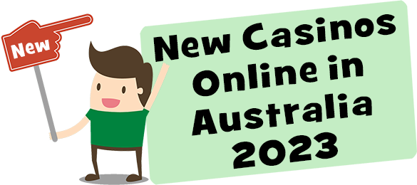 Guy showing the new online casinos in Australia 2023